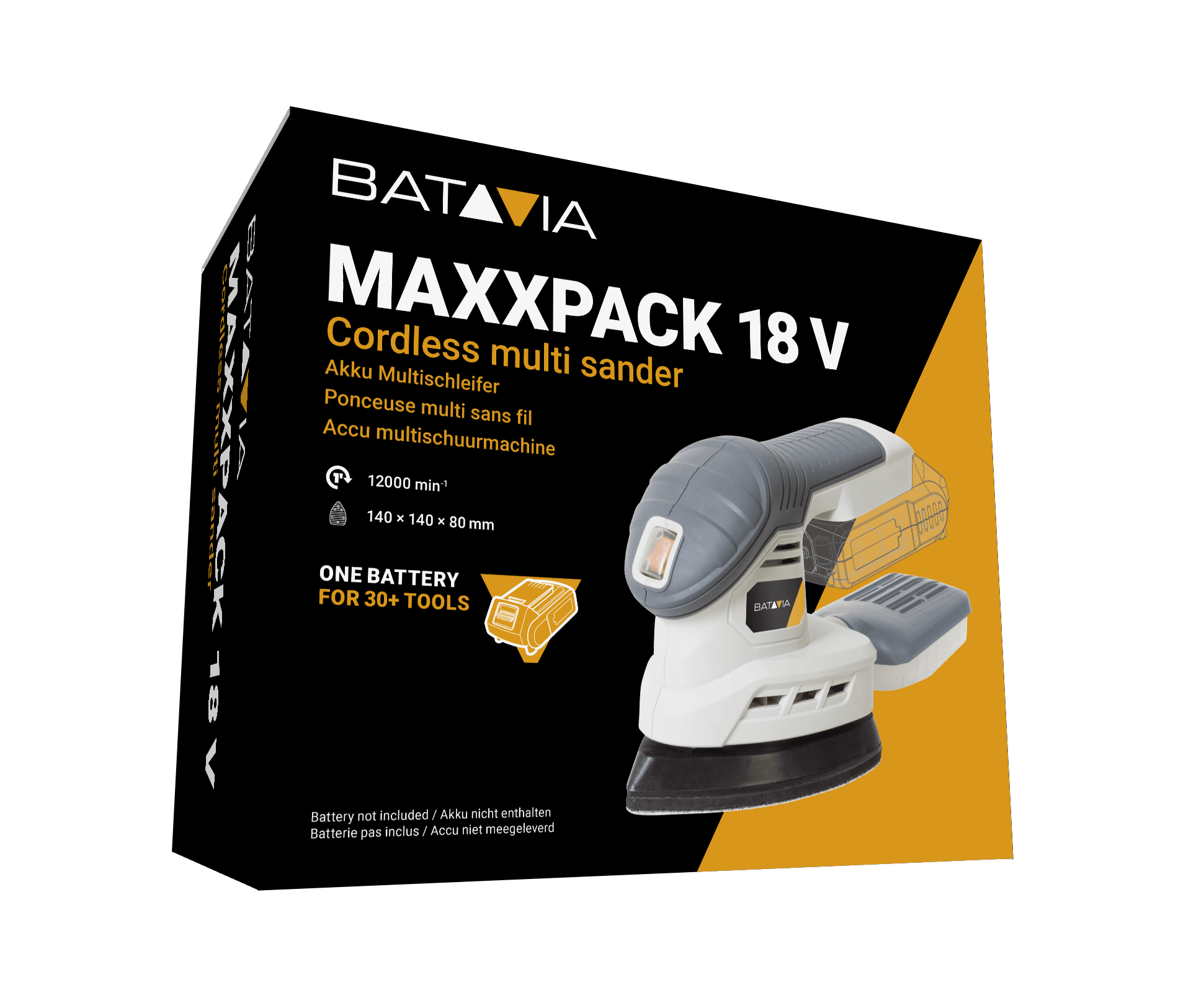 Batavia Maxxpack 18V multilijadora de batería (sin batería y cargador)