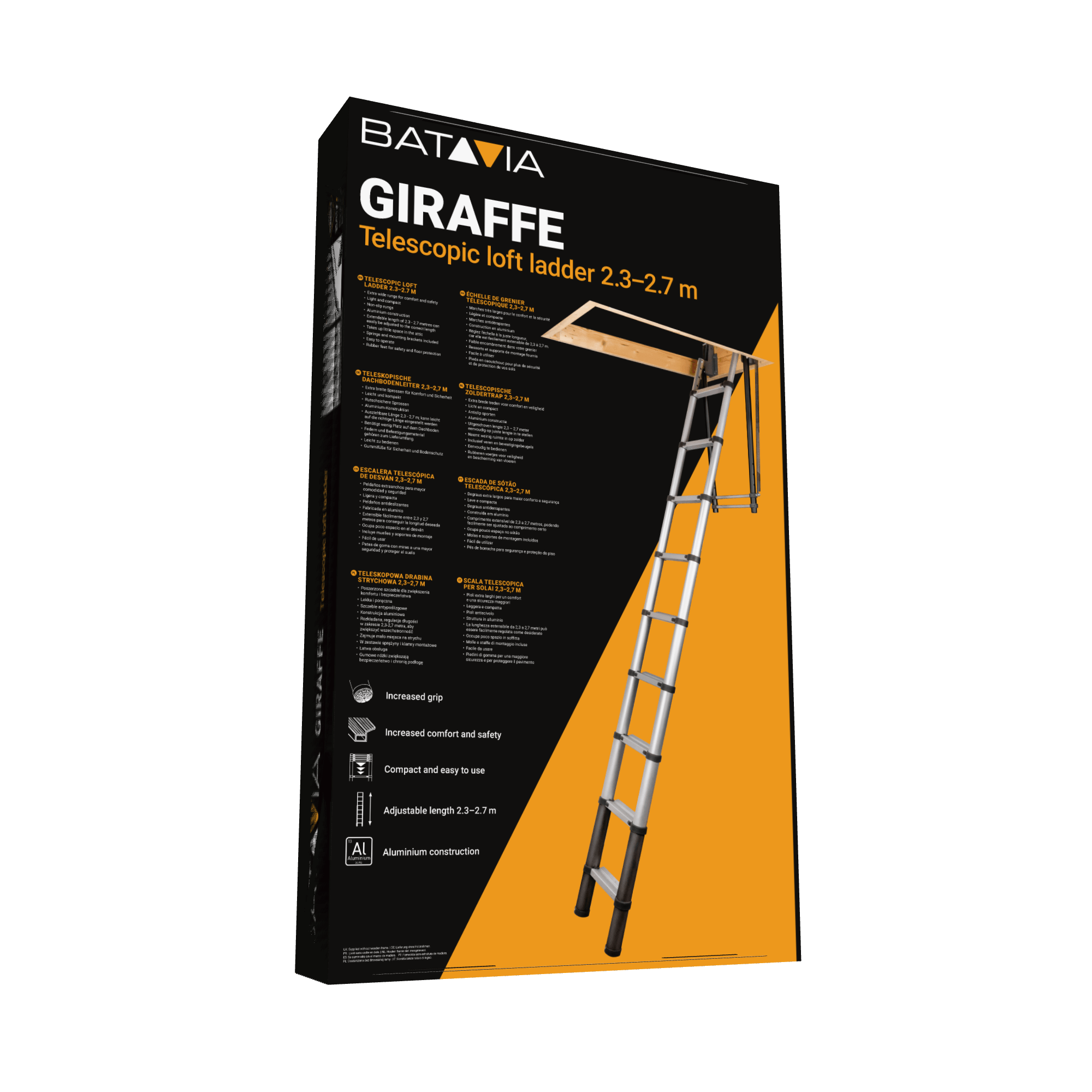 Packaging Telescopic Loft Ladder | Batavia