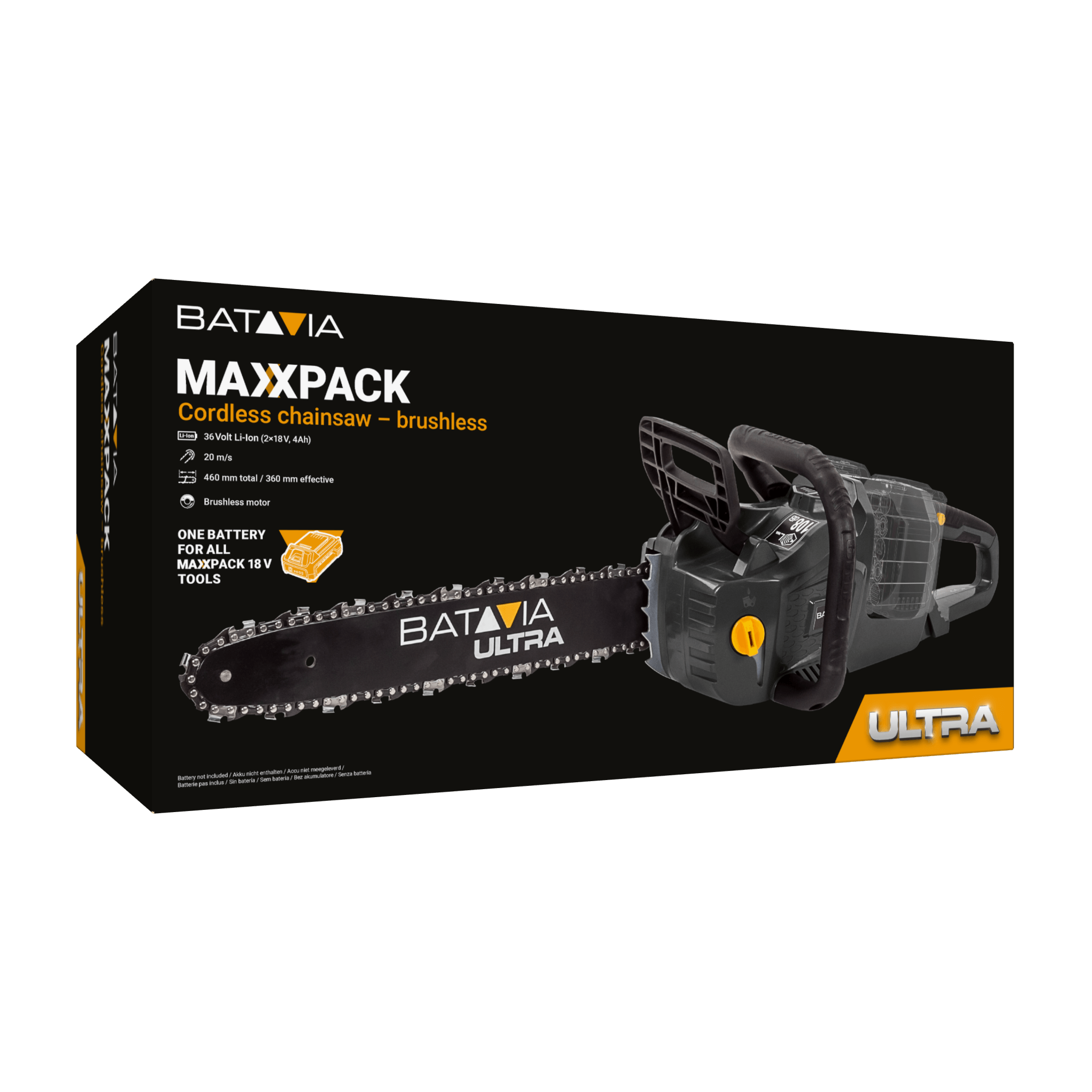 Batavia electric chainsaw packaging | Maxxpack collection