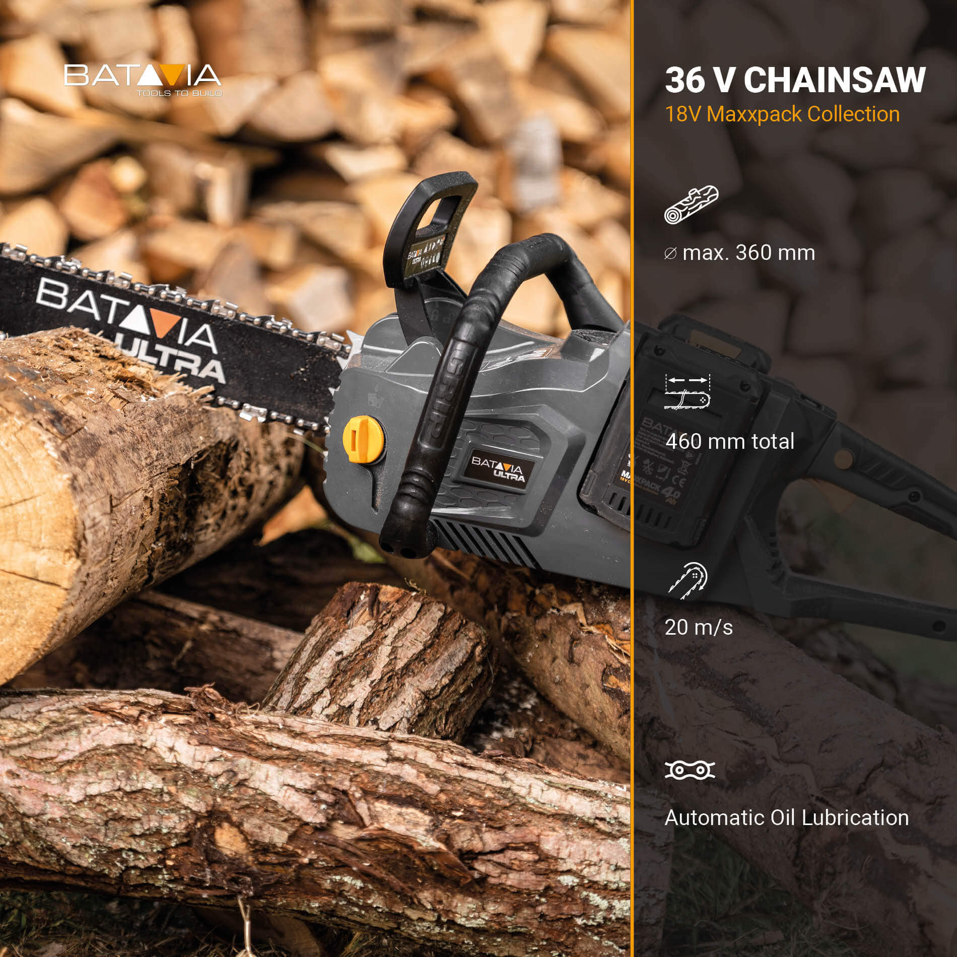 Electric chainsaw | Maxxpack collection | Batavia