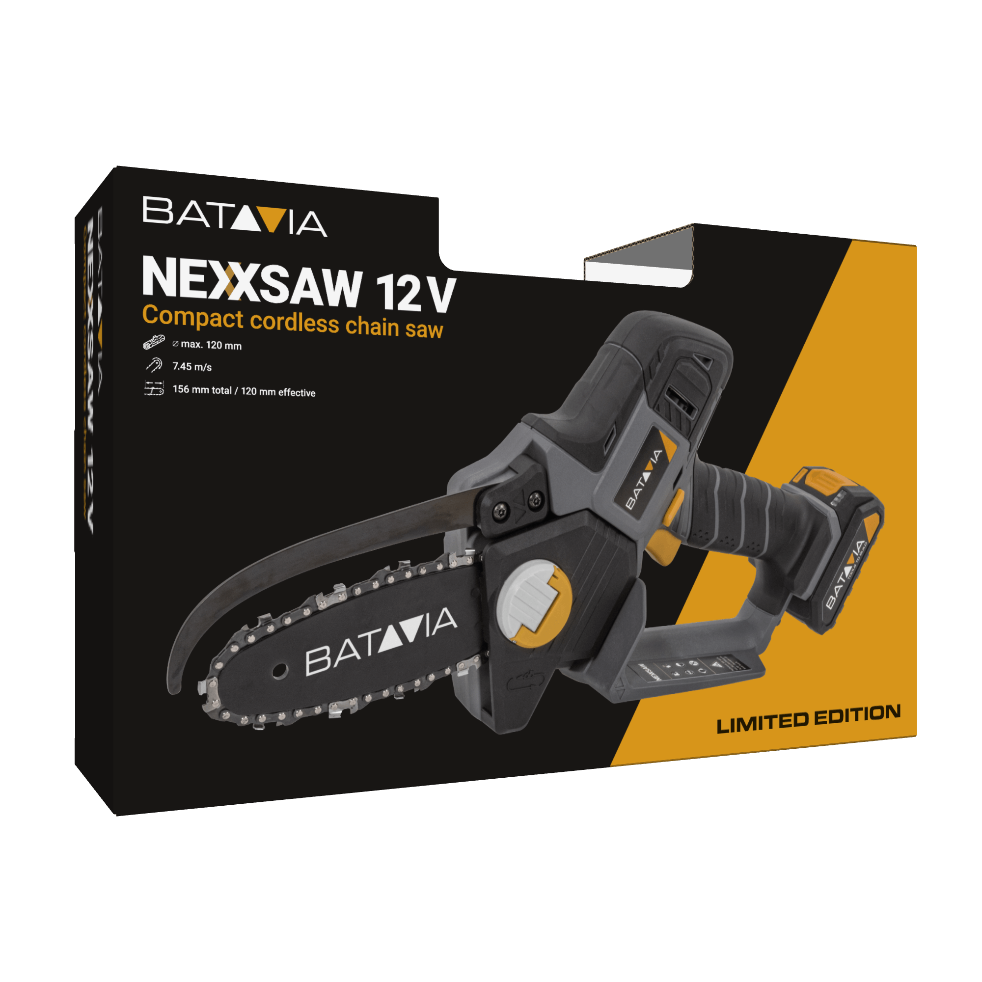 Compacte kettingzaag | 12V Nexxsaw limited edition| Batavia
