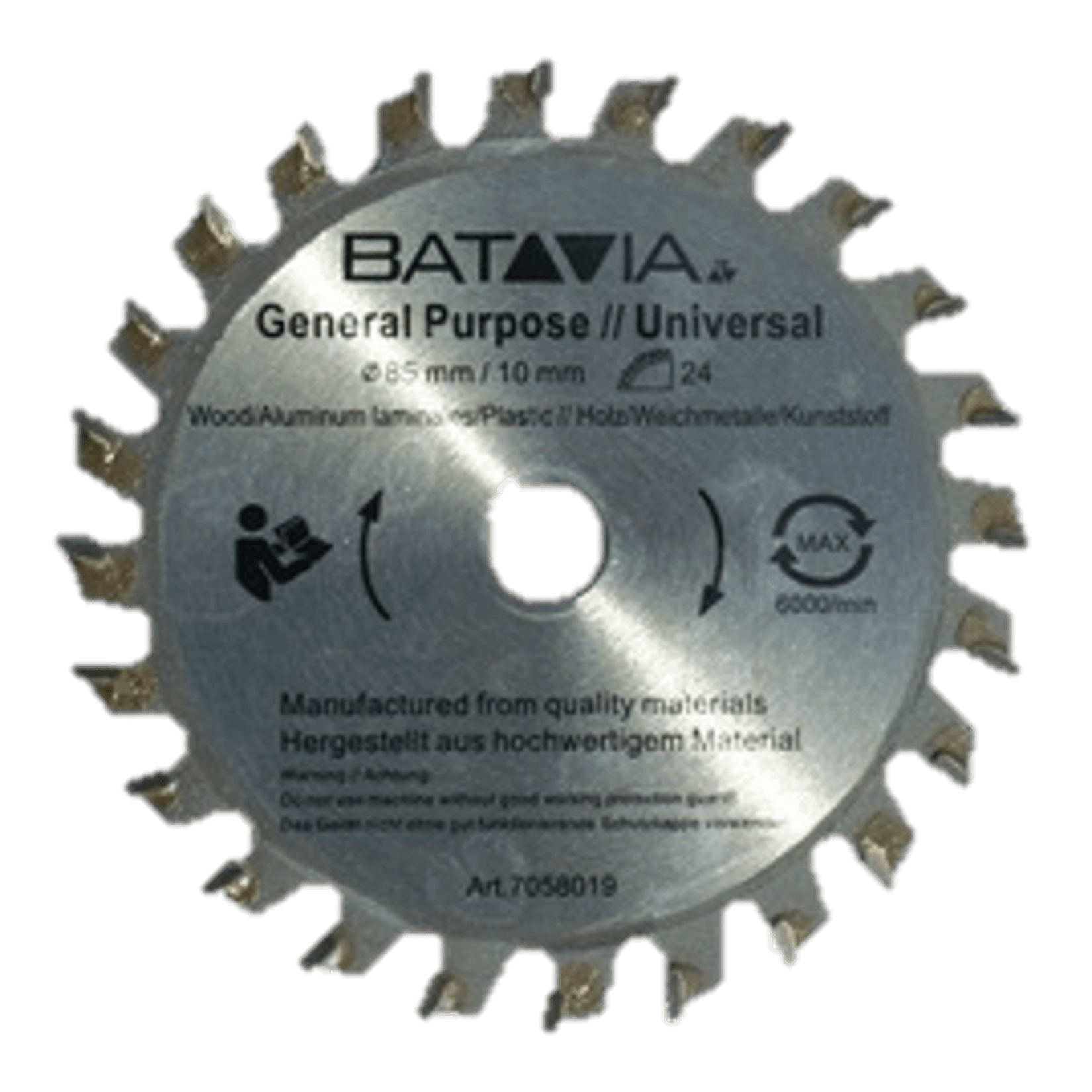 89 mm Circular Saw Blade | 12V Circular Saw Accessory | Batavia